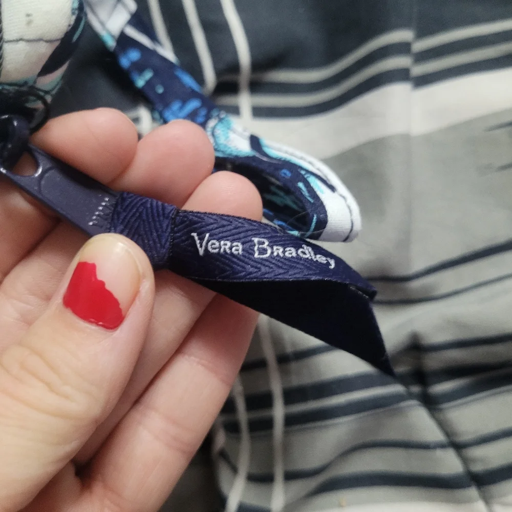 Vera Bradley Blue Floral Wristlet
